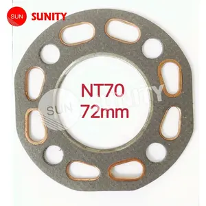 TAIWAN SUNITY Excellent Quality NT70 CYLINDER HEAD GASKET 72MM Diesel Cylinder Head Gasket