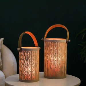 Metal <b>Lantern</b> Designer Finish Candle Holder Decorative <b>Lantern</b> for Indoor Outdoor Home Balcony Garden Decor and Gifting Use - Product Image 1