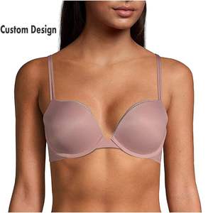 Soutien-gorge push-up sexy en dentelle pour femme, respirant, tricoté, sans armatures, confortable, à bretelles réglables, coupe pleine, personnalisable - Product Image 6