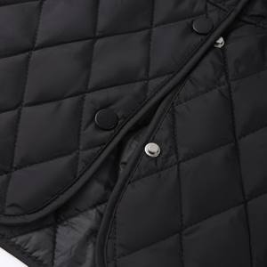 Chaqueta Acolchada con Cuello de Béisbol para Mujer, Manga Larga, Poliéster, Botones a Presión, Suministro de Fábrica - Product Image 5