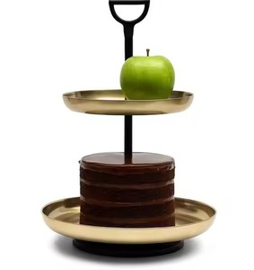 Soporte de Metal para Tartas de Diseño, Soporte para Exhibición de Postres, Soporte para Cupcakes, Decoración de Mesa Contemporánea, Ecológico, Hecho a Mano - Product Image 4