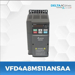 อินเวอร์เตอร์ Delta MS300 VFD4A8MS21ANSAA แบบเฟสเดียว 230V 0.75KW ขนาดกะทัดรัด - Product Image 1