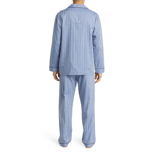 Ensemble de vêtements de nuit pour homme, vêtements de détente doux, pantalon à manches longues, cardigan, pyjama, ensemble de nuit imprimé, taille plus, ensemble de vêtements de nuit tendance - Product Image 4