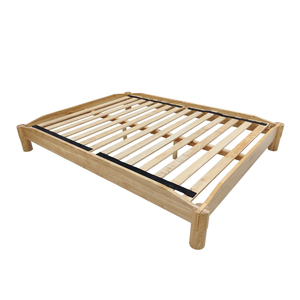 Solid Ash Wood Bed <b>Frame</b> Easy to Assemble Natural Wooden Bed Japanese Joinery Tool-free Vietnam Furniture OEM/ODM Manufacturer - Product Image 3