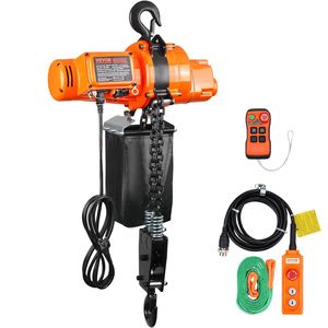 Paranco elettrico monofase 20 Ft capacità di sollevamento 2200 Lbs carico gru elettrica - Product Image 1