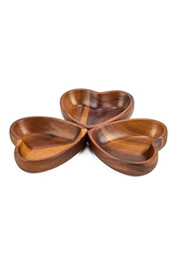 Tazón de Madera para Servir, Estilo Americano, Hecho a Mano, Madera Natural, Ecológico, Rústico, para Cocina, Comedor, Vajilla - Product Image 6