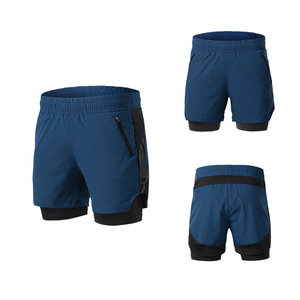 Pantalones Cortos Deportivos de Doble Capa de Alta Calidad, Lisos, para Invierno, para Hombre, a Bajo Precio, para Adultos - Product Image 3