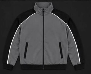 Conjunto Deportivo Unisex Gris y Negro Impermeable con Capucha, Bloques de Color, Manga Larga, Cordón Ajustable, Estilo Deportivo, Ropa de Otoño, Corte Regular - Product Image 5