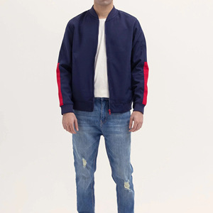 2025 <b>Waterproof</b> <b>Long</b> Sleeve Men Bomber <b>Jacket</b> High Quality Low MOQ Customized Logo Printed Men Bomber <b>Jacket</b> - Product Image 3