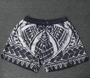 Pantalones Cortos de Baloncesto Personalizados de Malla Transpirable de Poliéster Sublimado con Bordado para Hombre, Estilo Hip Hop, con Logotipo - Product Image 4