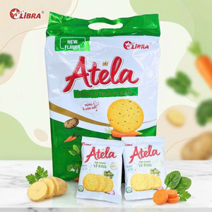 แครกเกอร์ผักรสเข้มข้น หอมกรอบ รสหัวหอม ฮาลาล ขนมเพื่อสุขภาพ 228 กรัม ผลิตในเวียดนาม - Product Image 1