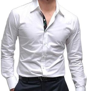 Chemise pour homme à manches longues Chemise formelle Vente en gros OEM Casual 100% Coton Prix pas cher Orienté vers l'exportation Logo en douane de haute qualité - Product Image 2