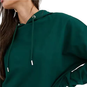 Sweat à capuche oversize en molleton bouclette de haute qualité 2026 pour femme, respirant, broderie personnalisée, survêtements - Product Image 5