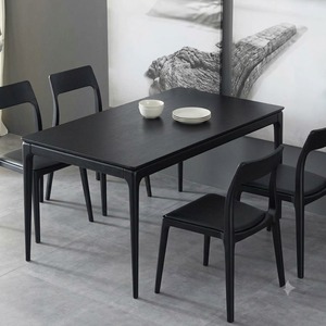 SINTERIOR BLACK SOLID WOOD <b>DINING</b> <b>CHAIR</b> LUXURY MODERN HOME FURNITURE - Product Image 4