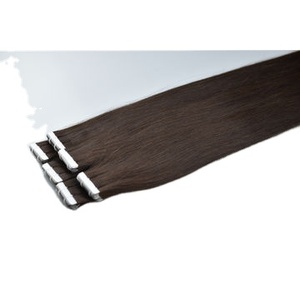 Extensiones de cabello Remy con cinta alineada de cutícula virgen estirada doble al por mayor, extensiones de cabello humano indio natural 100%, todos los colores - Product Image 4