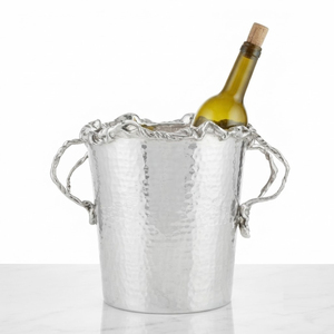 Seau à vin isotherme moderne en acier inoxydable avec logo personnalisé, double paroi, pour une bouteille, refroidisseur à champagne pour hôtel et bar - Product Image 5