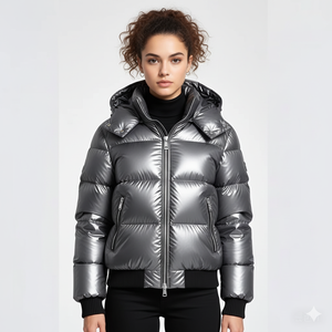 High Quality Hot Selling Winter Bomber <b>Jacket</b> for <b>Men</b> Warm Outdoor Regular Lightweight Cotton <b>Filled</b> Hooded Canvas - Product Image 1