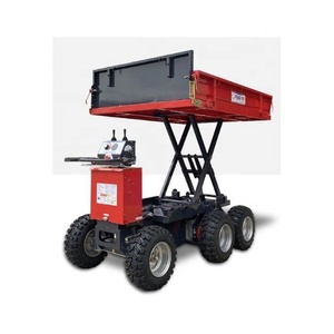 Chariot à roues LMM-W408L, capacité 400 kg, moteur électrique pour transport agricole et industriel, chariot à batterie télécommandé sur chenilles - Product Image 1