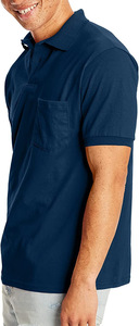 Camiseta Polo de Manga Corta para Hombre, Hecha a Medida, Talla Grande, Transpirable, Estilo Casual de Negocios, con Bolsillo Estampado - Product Image 2