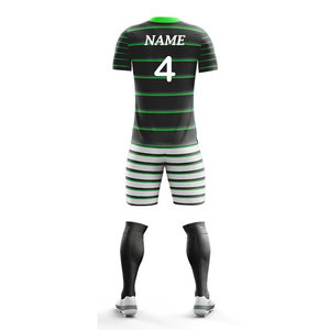Tenues de football 2026 : Kits athlétiques toutes saisons personnalisables avec logo, uniformes de joueur et d'équipe, séchage rapide, couleur unie, pour football et rugby - Product Image 6