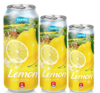 Natuurlijke frisse citroen fruitsmaak frisdrank blikje 250ml/330ml/500ml Verpakking Puur Natuurlijk Laag in vet