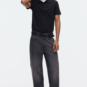 Chemises pour hommes, design tendance, logo personnalisé brodé, tissu tricoté polyester/coton, style golf, respirant, séchage rapide, manches longues - Product Image 1