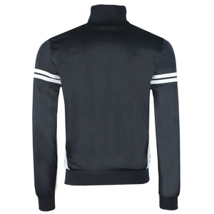 Mens Black Contrast Stripe Tracksuit Premium <b>Track</b> <b>Jacket</b> And Matching Pants Breathable Modern Athletic Casual Streetwear - Product Image 1
