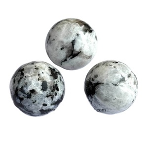 Natural Flashy White Rainbow Moonstone Gemstone <b>Sphere</b> <b>Balls</b> White Rainbow Moonstone <b>Sphere</b> Flashy Stone for Sale - Product Image 1