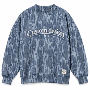 เสื้อคอกลมปักลายตัวอักษรขนาดใหญ่พิเศษ แบบยูนิเซ็กซ์ ผ้าฟลีซโพลีเอสเตอร์เนื้อนุ่ม สตรีทแวร์ หนานุ่ม ผลิตโดยผู้ผลิต - Product Image 3