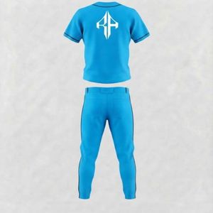 Ensemble de baseball pour hommes, matière 100% polyester, col en V de haute qualité, impression par transfert par sublimation par RIVIAN ATLANTIC - Product Image 3