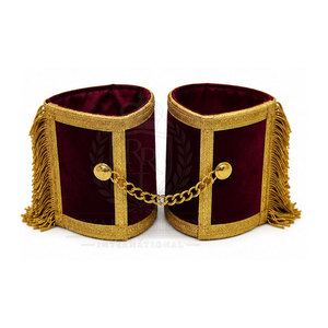 Boutons de manchette maçonniques avec motifs personnalisés, matériau de qualité, finition lisse et design confortable pour accessoires vestimentaires formels - Product Image 4