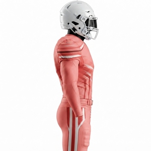Maillot de football américain de qualité professionnelle, conçu avec un tissu extensible respirant pour un confort et une vitesse maximum. - Product Image 6