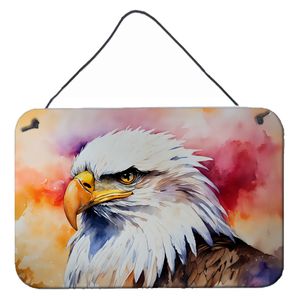 Multicolor NEW 8HX12W Eagle <b>Wall</b> Door Hanging <b>Prints</b> Aluminum Metal Sign for Kitchen Bar <b>Bathroom</b>-Home Decor Plaque - Product Image 1
