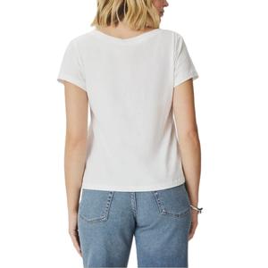 Camiseta Casual para Mujer, Cuello en V, Corte Regular, Manga Corta, Color Liso Personalizado, Alta Calidad, Venta al Por Mayor para Verano - Product Image 4