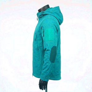 High Quality Wholesale Men's Lightweight Softshell <b>Jacket</b> Windbreaker Waterproof Warm <b>Fleece</b> <b>Lined</b> Soft Shell for Outdoor Hiking - Product Image 2