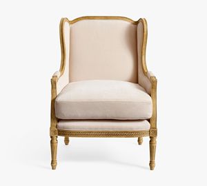 Sillones de Madera de Teca Sólida con Tapicería de Acabado Natural, Diseño Contemporáneo de Alta Calidad para Sala de Estar, Dormitorio y Uso en Hoteles - Product Image 2