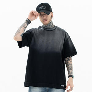 Custom 100% Cotton Acid Wash T-<b>Shirt</b> Vintage DIstressed T <b>Shirts</b> for Men - Product Image 2