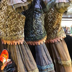 Robe de printemps en tissu de laine avec bandeau fantaisie au design étonnant nouveau style de poulet koti pour enfants - Product Image 5