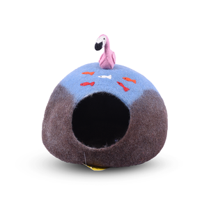 Promotional Pet Cat House Decor with <b>Felt</b> Duck and Fish for Cats and Small <b>Animals</b> - Product Image 1