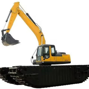 Excavadora de cadenas usada robusta de 3000 kg con pala dozer frontal y cucharón hidráulico reforzado para nivelación en construcción - Product Image 1