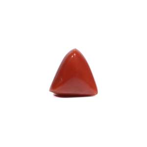 Coral rouge naturel, coupe ovale, poli, 5,4 carats, pierre précieuse en vrac pour bijoux fins - Product Image 1