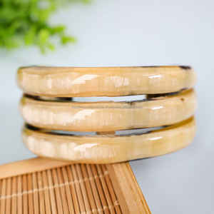 Chic Premium Quality Natural Color Buffalo Horn Cuff Bracelets European Regional Feature Wedding Feng Shui <b>Love</b> Style Carved - Product Image 4