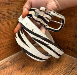 Nouveau élégant fait à la main en cuir de vachette imprimé Animal ceinture classique personnalisé en détresse véritable cuir véritable unisexe ceintures - Product Image 2