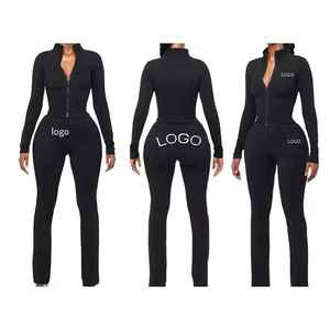 Conjuntos de Yoga para Mujer Más Vendidos, 2 Piezas, Sólidos, Transpirables, Ecológicos, Ropa Deportiva de Alta Calidad en Oferta - Product Image 3