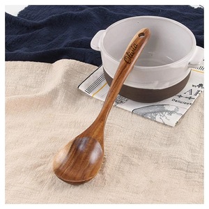 Wooden Natural 6-Piece Gold Plated <b>Mirror</b> Polish Eco-Friendly Dishwasher Safe Spoon Set High Quality - Product Image 5