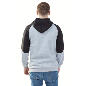 Sweat à capuche pour homme avec poche kangourou, 100% coton molletonné, décontracté, hiver, séchage rapide, respirant, coupe classique, fabrication Stonefield - Product Image 1