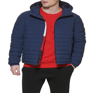 Veste d'hiver matelassée légère pour homme, personnalisée, avec fermeture éclair et poches pratiques - Product Image 3