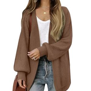 NEW ARRIVAL CUSTOM LOGO DIRECT FACTORY BANGLADESH WOMENS OVERSIZED <b>CHUNKY</b> <b>CARDIGAN</b> SWEATERS OPEN FRONT <b>LONG</b> <b>CARDIGANS</b> WINTER - Product Image 1