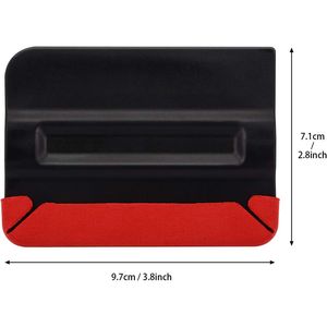 Spatola in vinile da 4 pollici con tampone grande e magnete integrato, kit di strumenti per applicazione pellicole e decalcomanie auto, confezione da 3 - Product Image 5