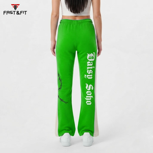 Solid Color <b>Jogger</b> Sweatpants Custom Flared Pants Ladies Loose <b>Slimming</b> Casual Workout Sports Women Sports Sweat Pants - Product Image 2